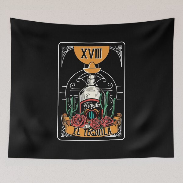 Item preview, El Tequila Mexico Mexican Gift Taro Card Tequila designed and sold by Lenny Stahl.