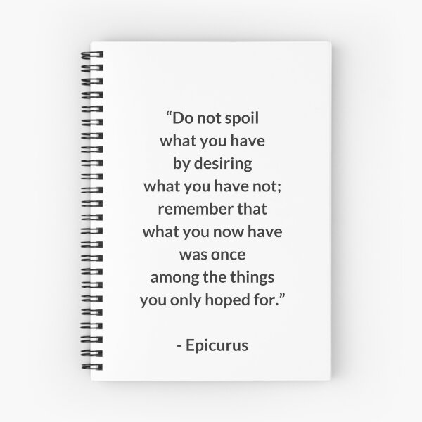 Item preview, EPICURUS STOIC PHILOSOPHY QUOTE designed and sold by Inspirationmotivation.