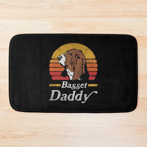 Item preview, Retro Vintage Basset Hound Daddy designed and sold by More Cute Dogs.
