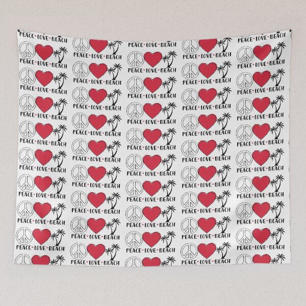 Item preview, Peace Love Beach designed and sold by ChelleCreate.