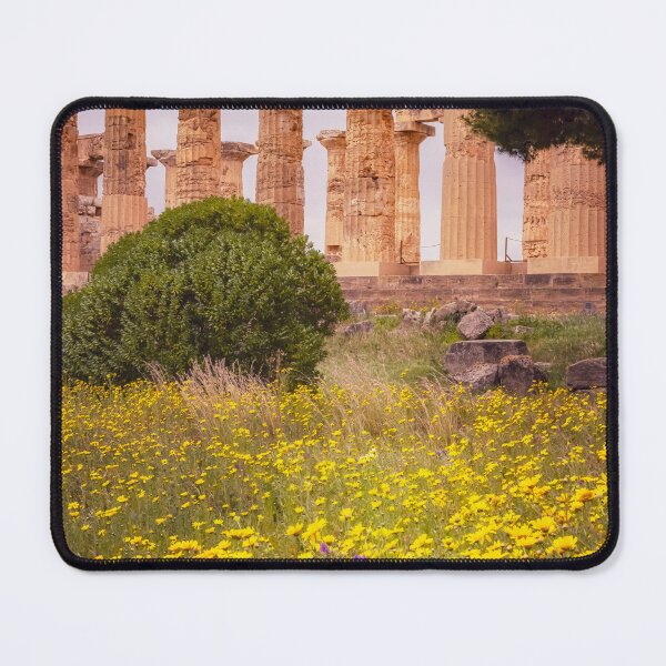 Item preview, Selinunte Sicily With Wildflowers designed and sold by PhotoArt by Joan Carroll.