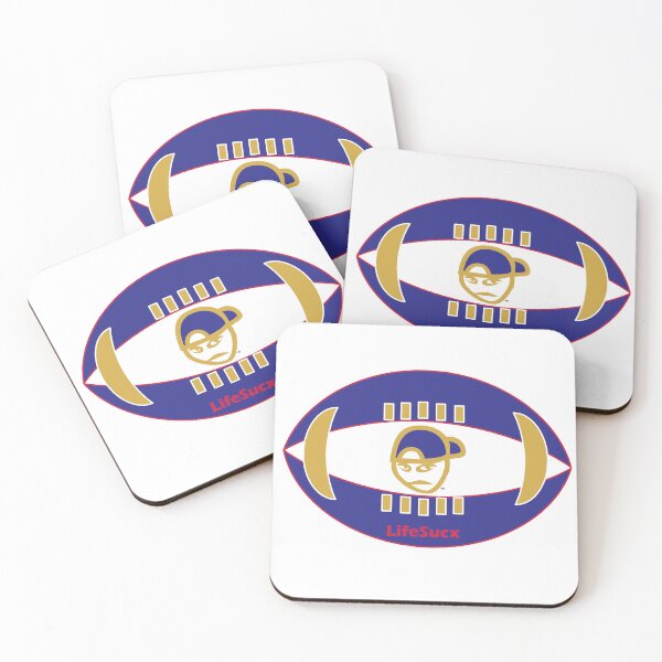 Item preview, Baltimore Ravens Colors - LifeSucx Angry Guy designed and sold by LifeSucx.