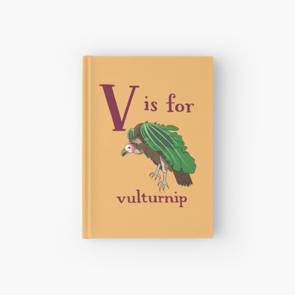 V is for Vulturnip Hardcover Journal