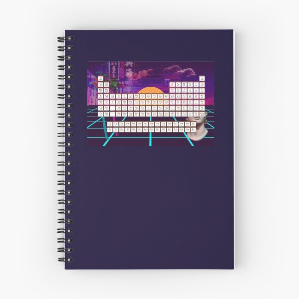 Artikelvorschau, Periodensystem der Elemente Vaporwave entworfen und verkauft von Simply Lovely Energy.
