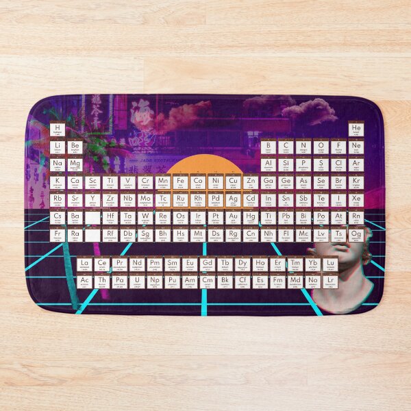 Item preview, Periodic Table of Elements Vaporwave designed and sold by Simply Lovely Energy.