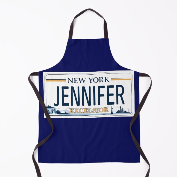 Item preview, Jennifer Personalized Name New York Car License Plate designed and sold by Teetans.