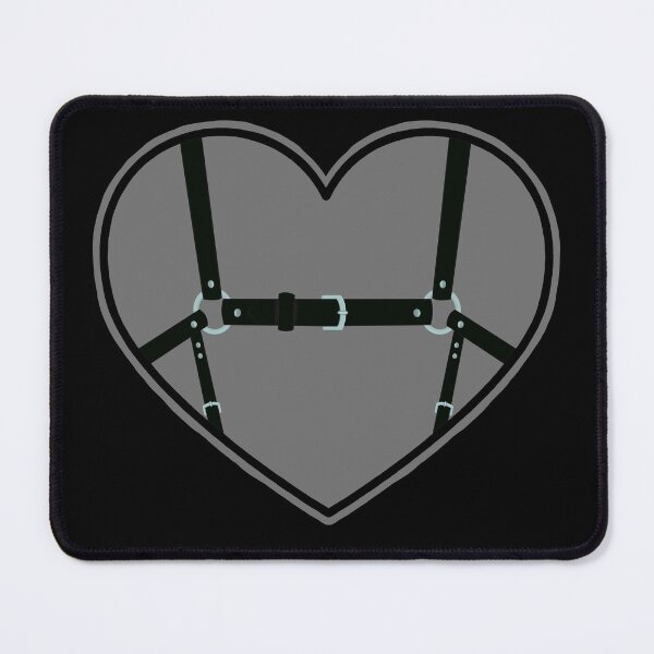 Item preview, Leather Harness Heart designed and sold by AutumnJude Rowan.