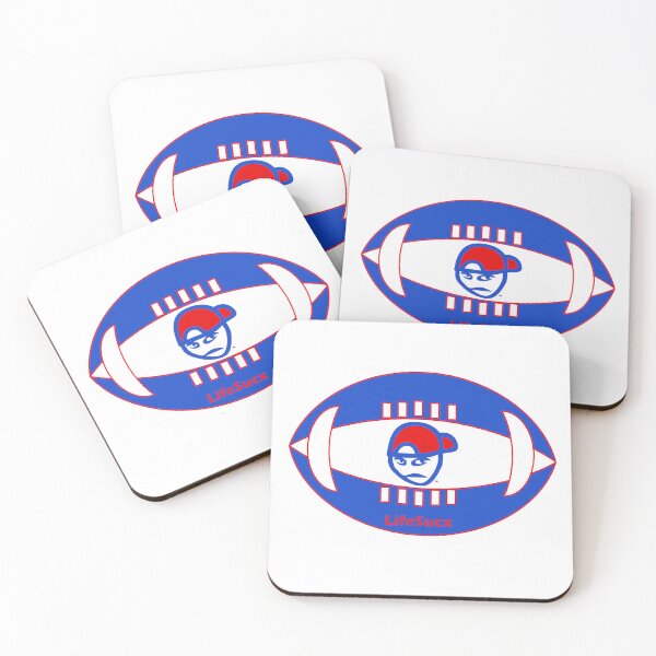 Item preview, Buffalo Bills Colors - LifeSucx Angry Guy designed and sold by LifeSucx.