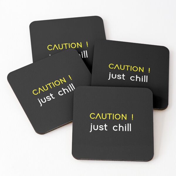 Item preview, Caution and Chill designed and sold by Redexon.