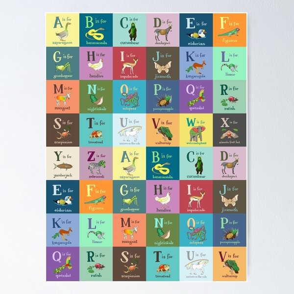 Item preview, A is for Asparagoose Collage designed and sold by veronicafannin.