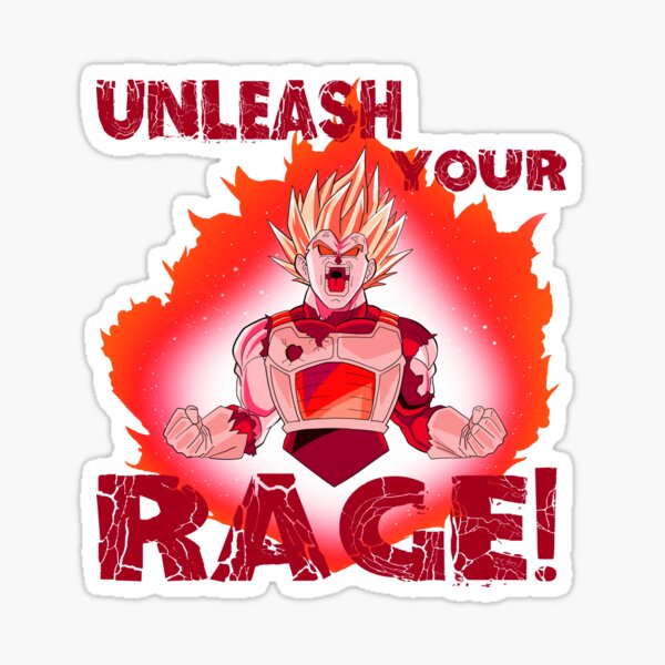 super saiyan blue evolution vegeta Sticker for Sale by Marty Thor