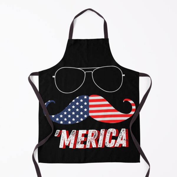 Item preview, Merica USA Mustache Sunglasses Cool America American Flag Patriot Mood July 4th Independence Day designed and sold by CarantinedChaos.