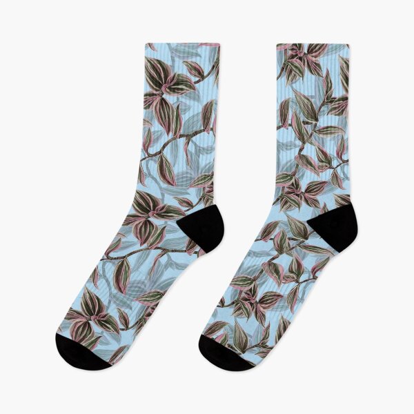 Item preview, Tradescantia Nanouk Plant Pattern Blue designed and sold by Ayumi115.
