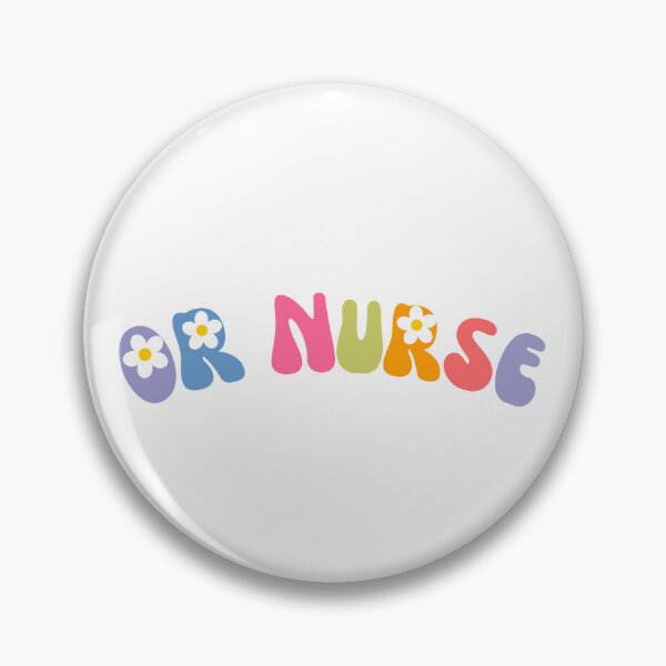 Artikelvorschau, Floral OR Nurse - RN - Registered Nurse - OP-Krankenschwester entworfen und verkauft von CaitU.