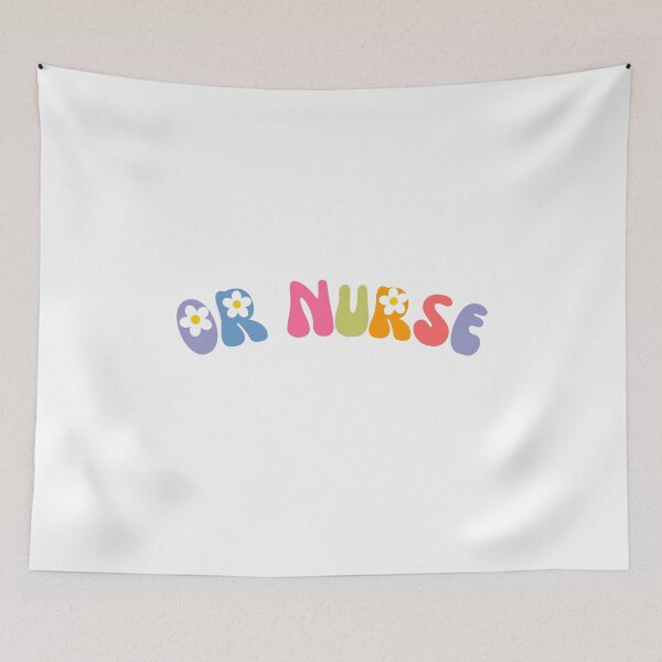 Item preview, Floral OR Nurse - RN - Registered Nurse - Operating Room Nurse designed and sold by CaitU.