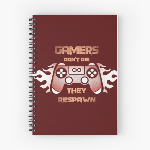 Item preview, Gamers Don't Die They Respawn - Funny Gaming Quote designed and sold by VichallanStudio.