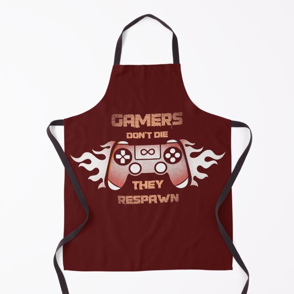 Item preview, Gamers Don't Die They Respawn - Funny Gaming Quote designed and sold by VichallanStudio.