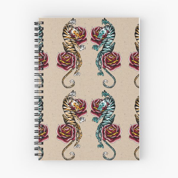 Item preview, Two Neo-Traditional Tigers Facing designed and sold by EN Tattoos & Designs.