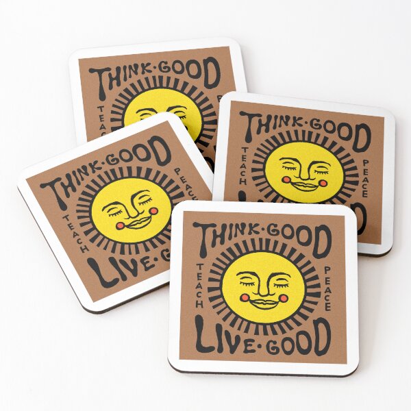 Item preview, Teach Peace Think Good Live Good designed and sold by CleanDopamine.