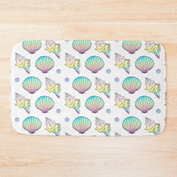 Item preview, Colorful Summer Shells Pattern | Mermaid shells designed and sold by Lindsay Marie Patterns.