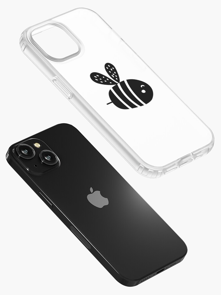 High Contrast Baby Bee Black White Sensory iPhone Case