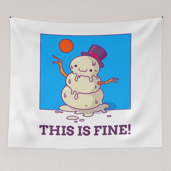 Item preview, Melting Snowman designed and sold by Tobasiano.