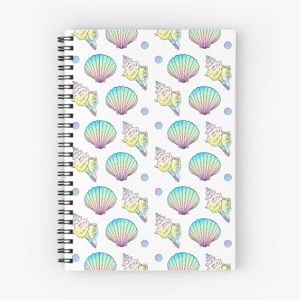 Item preview, Colorful Summer Shells Pattern | Mermaid shells designed and sold by Lindsay Marie Patterns.