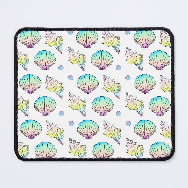 Item preview, Colorful Summer Shells Pattern | Mermaid shells designed and sold by Lindsay Marie Patterns.