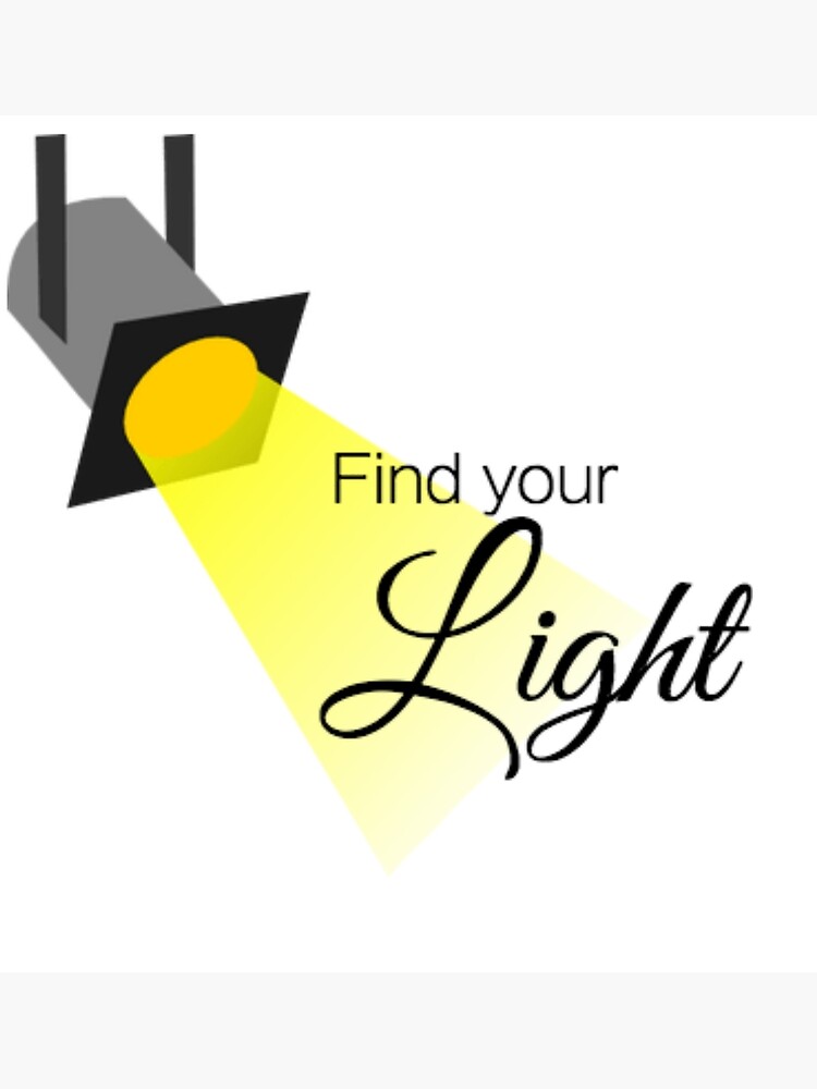 Discover Find Your Light Premium Matte Vertical Poster