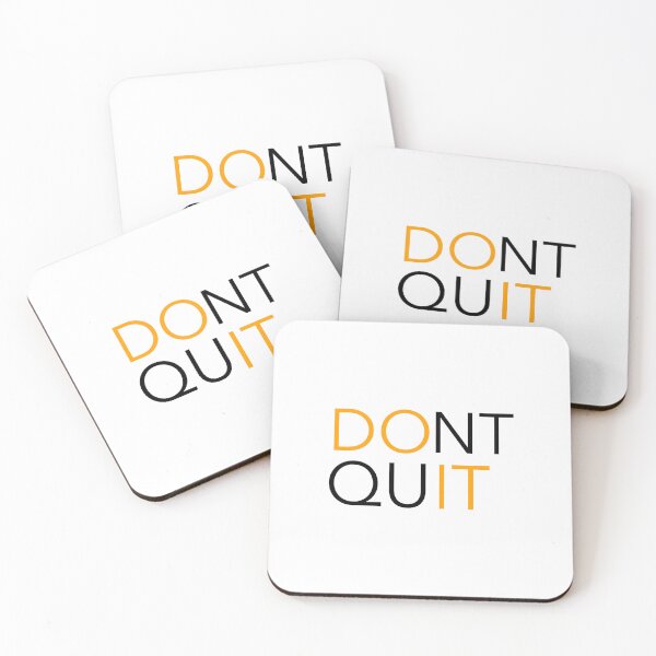 Item preview, DO IT / DONT QUIT designed and sold by CrazeeTeez.