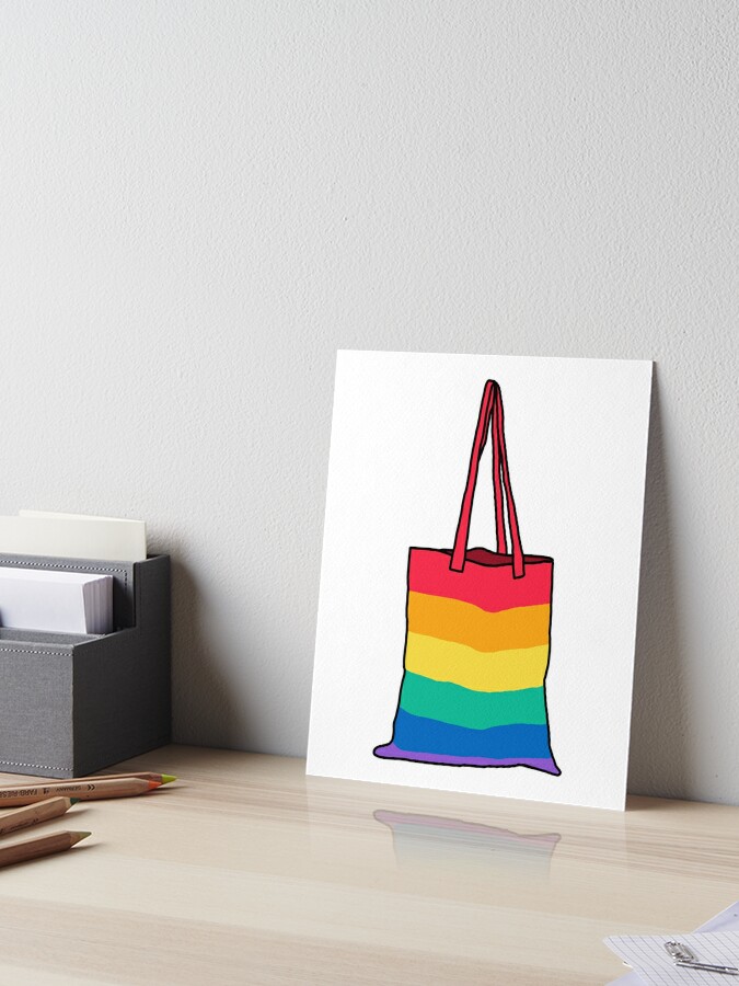 Gay Bag Art Board Print for Sale by pantherkingdom