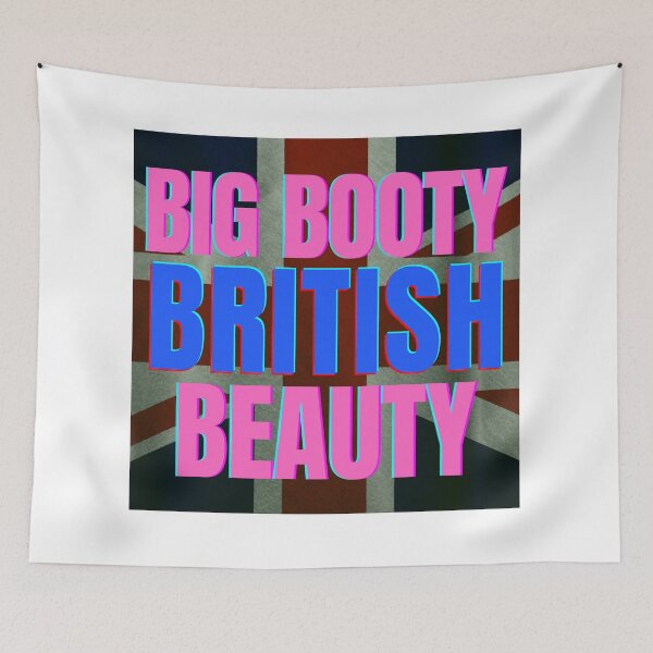 Item preview, Big booty British beauty  designed and sold by Pugnaciousprint.