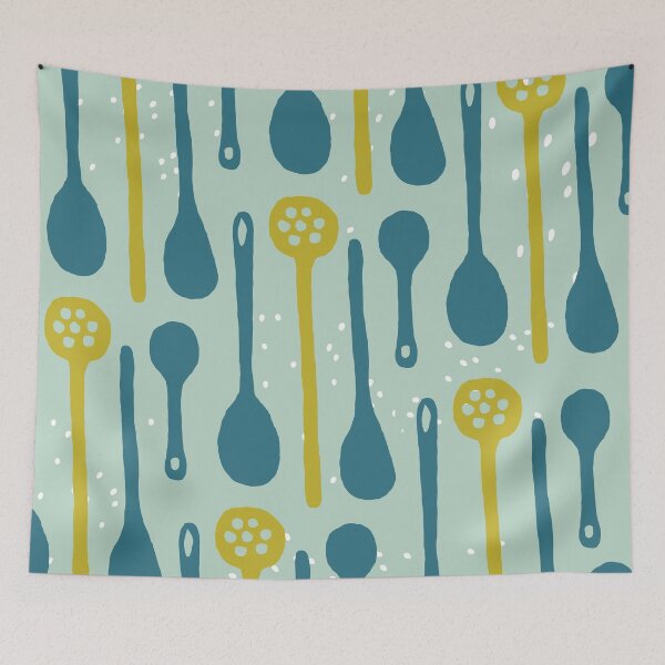 Item preview, Culinary Illustration - Spoon - Kitchen - Cooking designed and sold by ShenysArt.