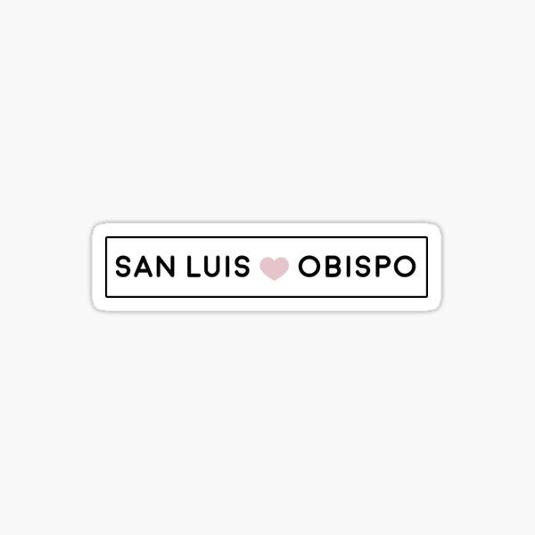 San Luis Obispo Sticker