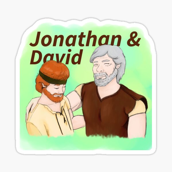 Jonathan & David Sticker