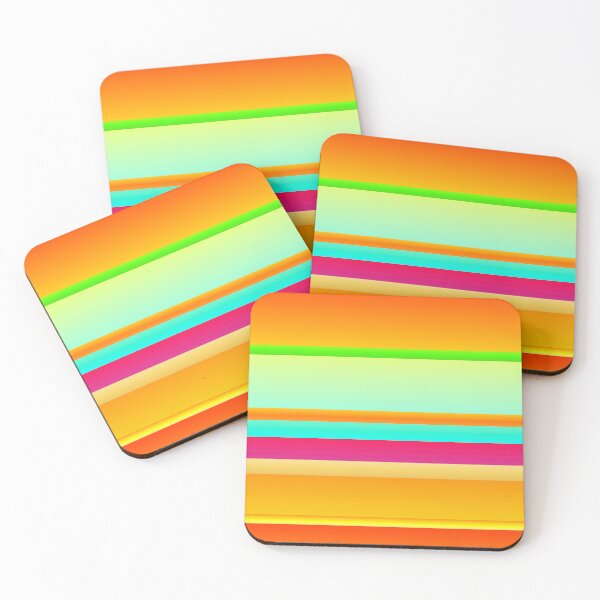 Item preview, Bright autumn color palette striped (autumn style) designed and sold by lausn.