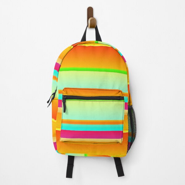 Item preview, Bright autumn color palette striped (autumn style) designed and sold by lausn.