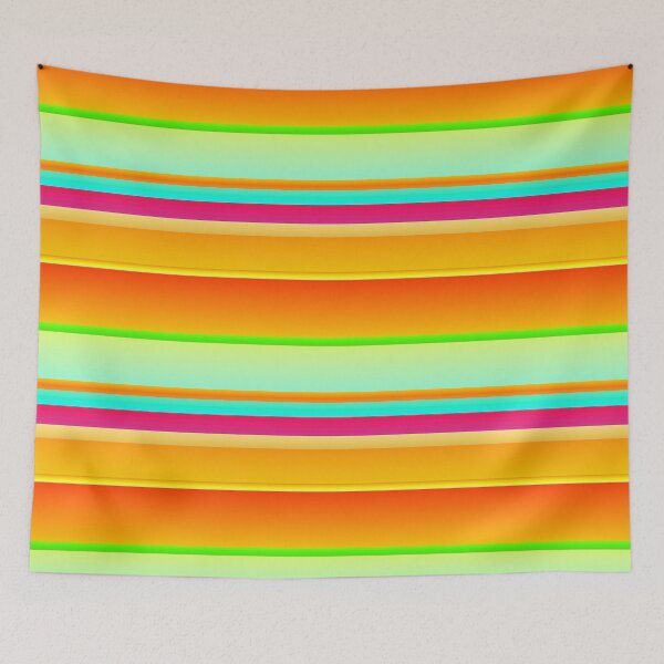 Item preview, Bright autumn color palette striped (autumn style) designed and sold by lausn.