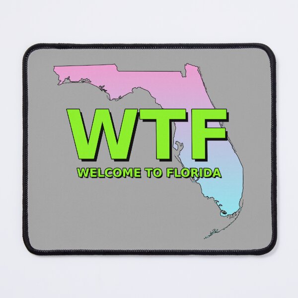 Item preview, WTF - Welcome to Florida Map designed and sold by Florida-Follies.