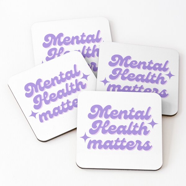 Item preview, Mental health matters purple retro design  designed and sold by Holly-berry-art.