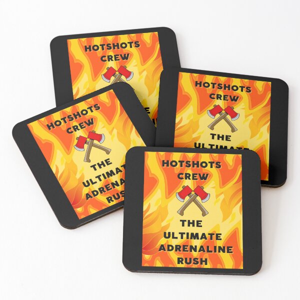 Item preview, Hotshots Crew - The Ultimate Adrenaline Rush - Black Background designed and sold by CreativeCranium.