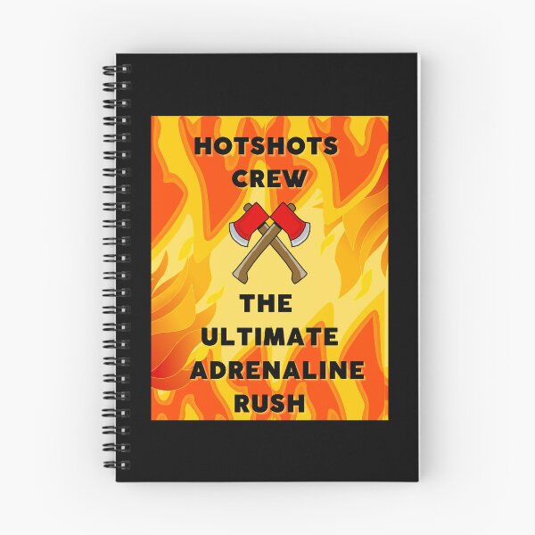 Item preview, Hotshots Crew - The Ultimate Adrenaline Rush - Black Background designed and sold by CreativeCranium.