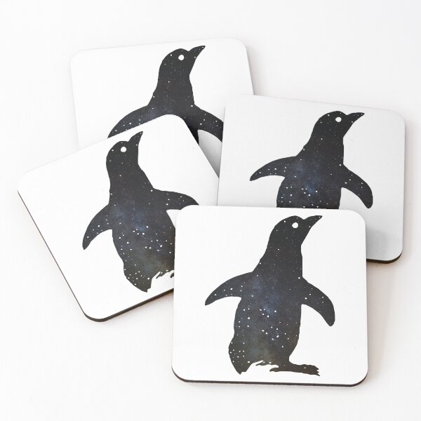 Item preview, Glowing milky way on Penguin | Cute Penguin designed and sold by BopleDesigns.