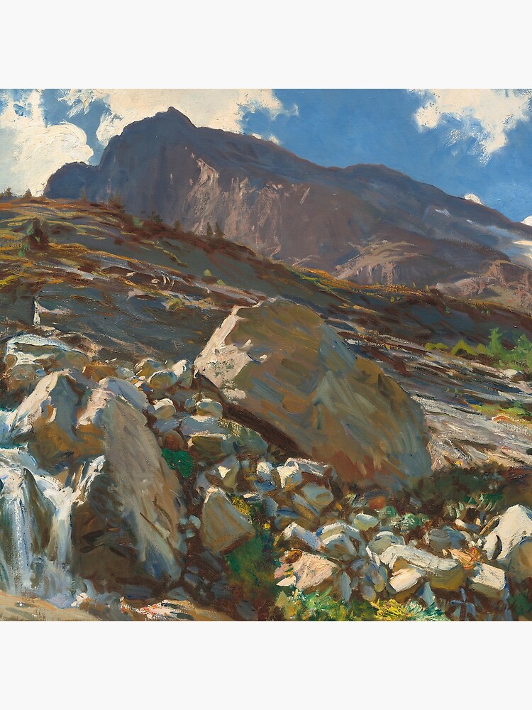 Simplon Pass Oil Painting by John Singer Sargent by podartist