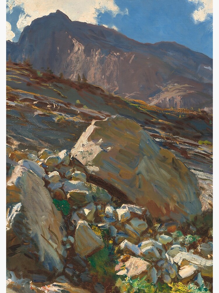 Simplon Pass Oil Painting by John Singer Sargent by podartist
