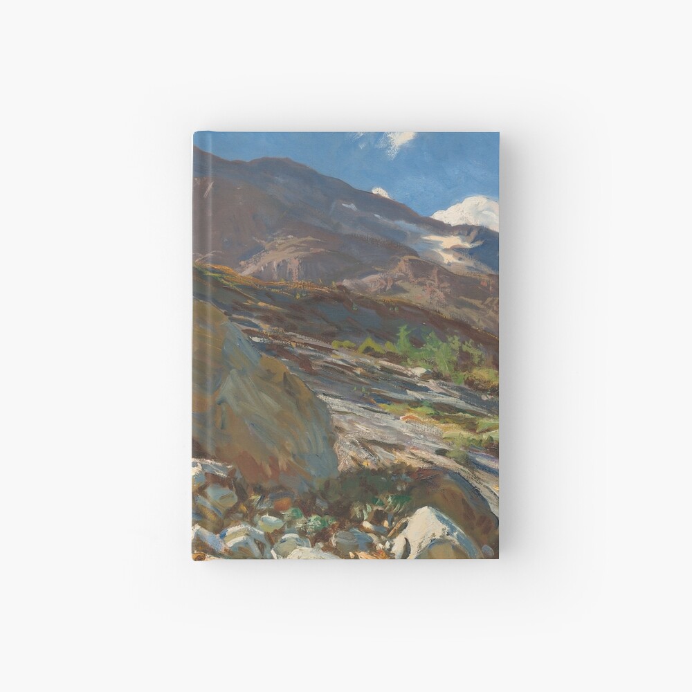 Simplon Pass Oil Painting by John Singer Sargent Hardcover Journal