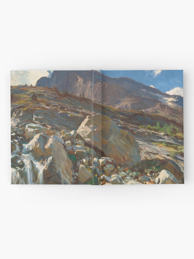 Alternate view of Simplon Pass Oil Painting by John Singer Sargent Hardcover Journal