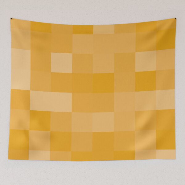 Item preview, Shades of Yellow Pixel Blocks Pattern Design  designed and sold by patternsoup.