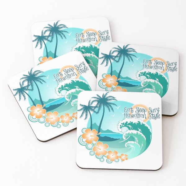 Item preview, Eat Sleep Surf Hawaiian Style 1 designed and sold by Makanahele.