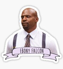 Ebony Falcon - brooklyn nine-nine - Terry jeffords Sticker